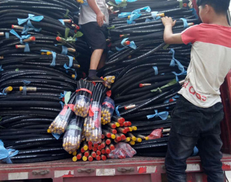 Mine high pressure hose